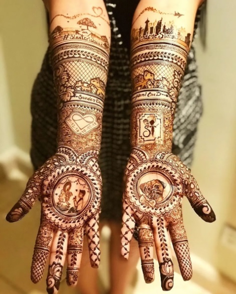 Narrate your Love Story with a Mehndi Design