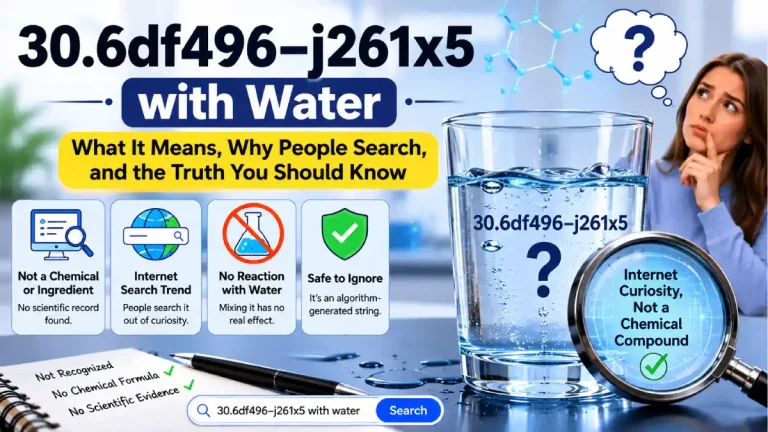 30.6df496–j261x5 with Water: Meaning, Internet Mystery & What You Should Know