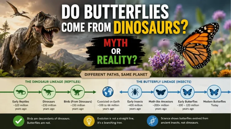 Do Butterflies Come from Dinosaurs? Myth or Reality
