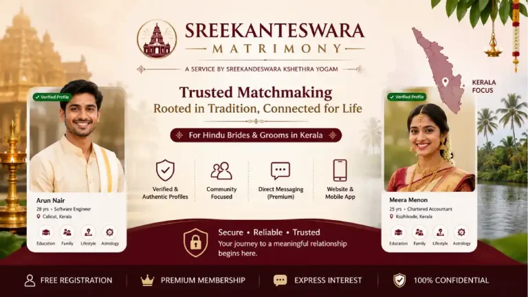 www Sreekanteswara Matrimony com: Complete Guide to Kerala’s Trusted Matrimony Platform