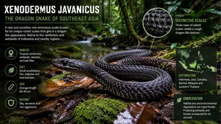Xenodermus javanicus: Everything You Need to Know About Indonesia’s Rare Dragon Snake