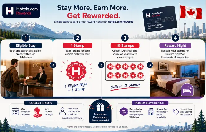 hotels com canada about